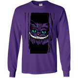 T-Shirts Purple / YS Here's Cheshire Youth Long Sleeve T-Shirt