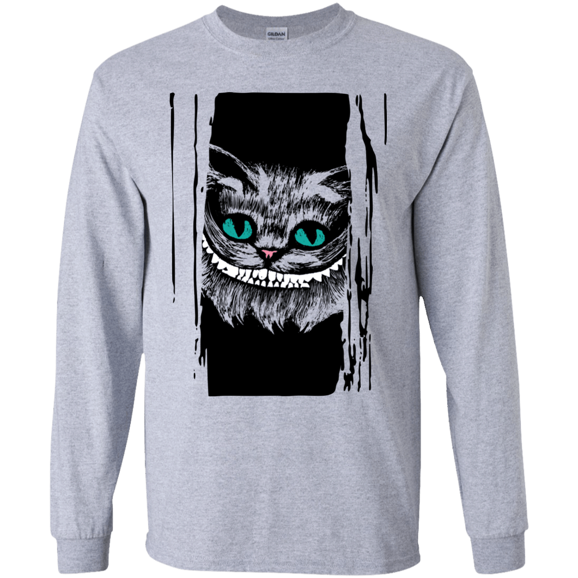 T-Shirts Sport Grey / YS Here's Cheshire Youth Long Sleeve T-Shirt
