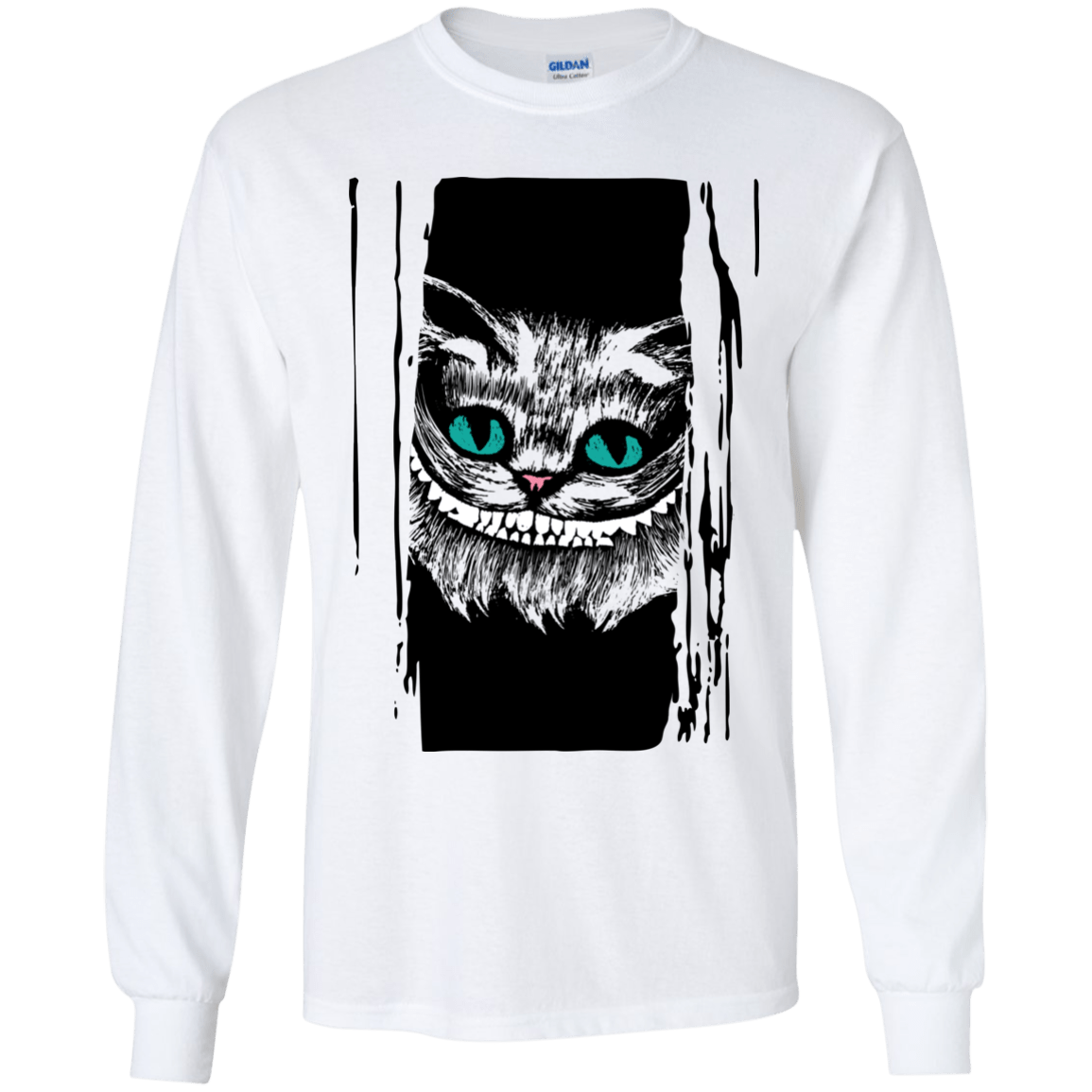 T-Shirts White / YS Here's Cheshire Youth Long Sleeve T-Shirt