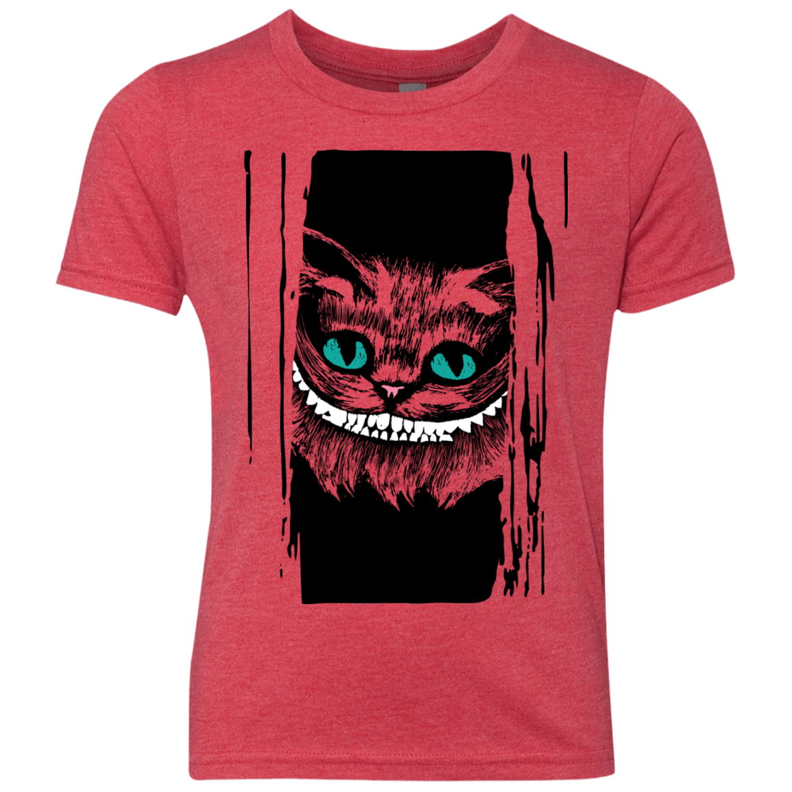 T-Shirts Vintage Red / YXS Here's Cheshire Youth Triblend T-Shirt