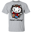 T-Shirts Sport Grey / S Heres Johnny Kitty T-Shirt