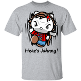 T-Shirts Sport Grey / S Heres Johnny Kitty T-Shirt