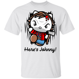 T-Shirts White / S Heres Johnny Kitty T-Shirt