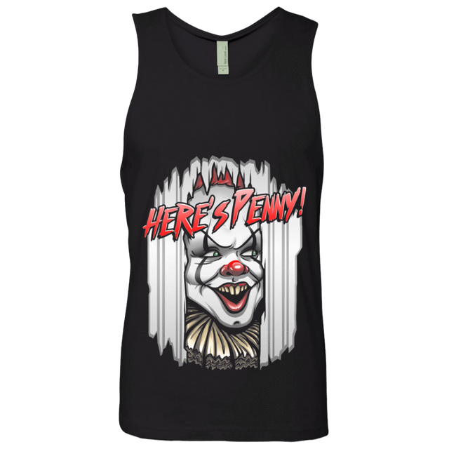 T-Shirts Black / S Heres Penny Men's Premium Tank Top