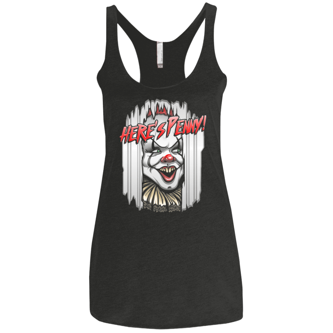 T-Shirts Vintage Black / X-Small Heres Penny Women's Triblend Racerback Tank