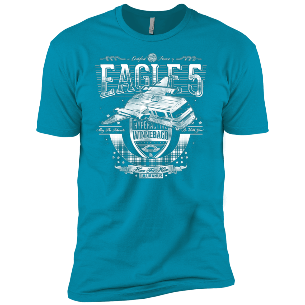 T-Shirts Turquoise / YXS Hero 4 Hire Boys Premium T-Shirt