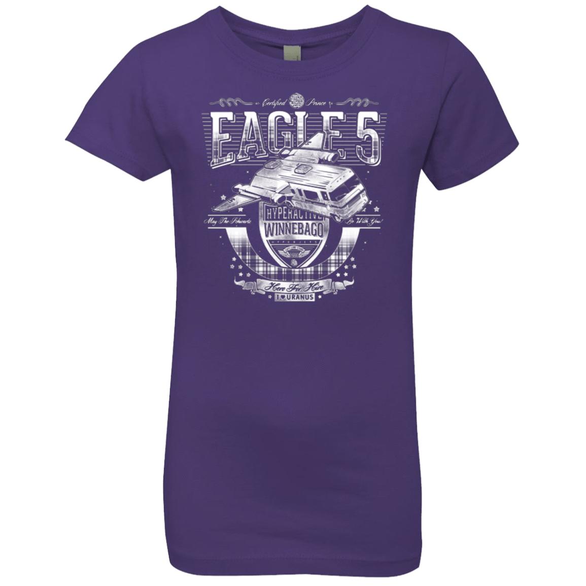 T-Shirts Purple Rush / YXS Hero 4 Hire Girls Premium T-Shirt