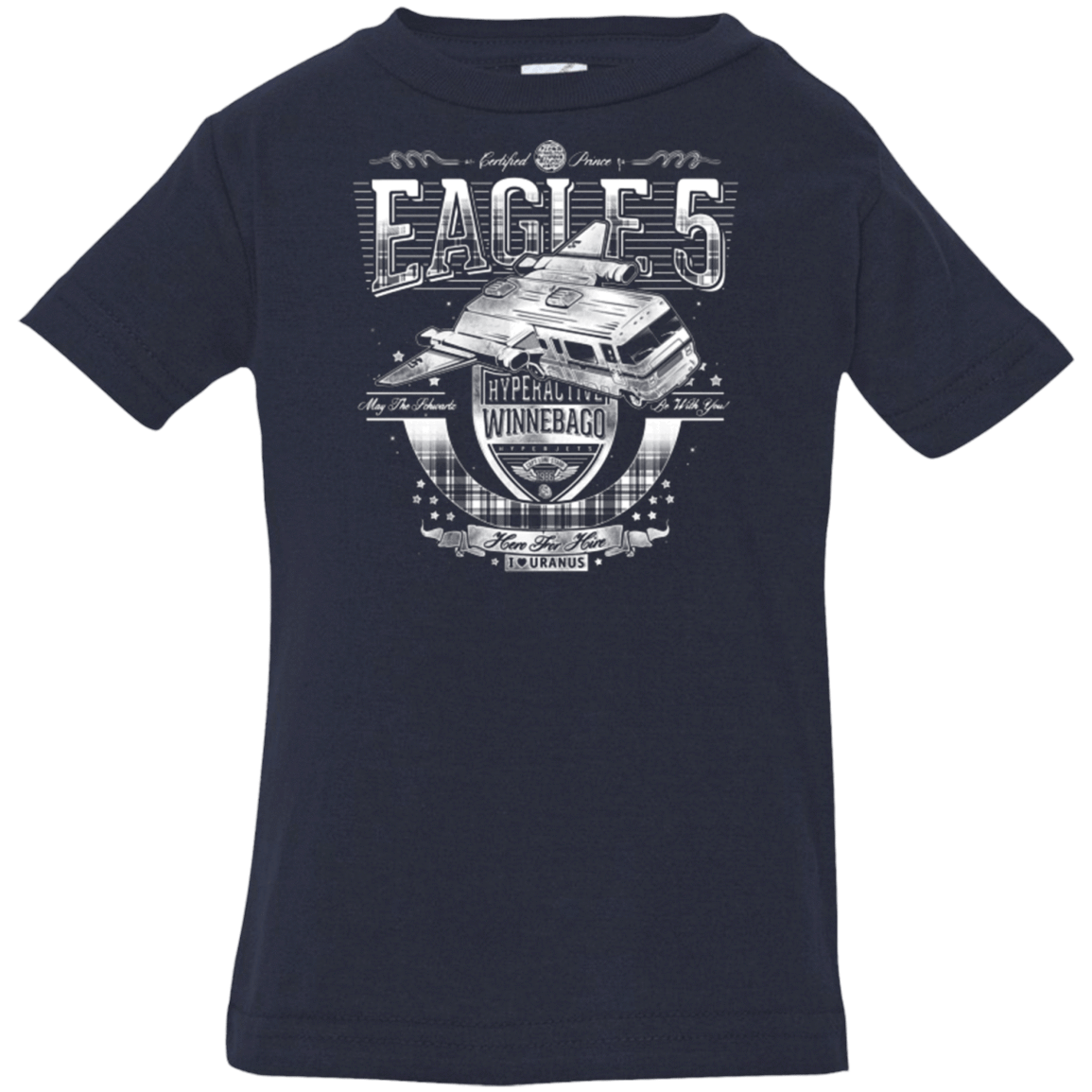 T-Shirts Navy / 6 Months Hero 4 Hire Infant Premium T-Shirt