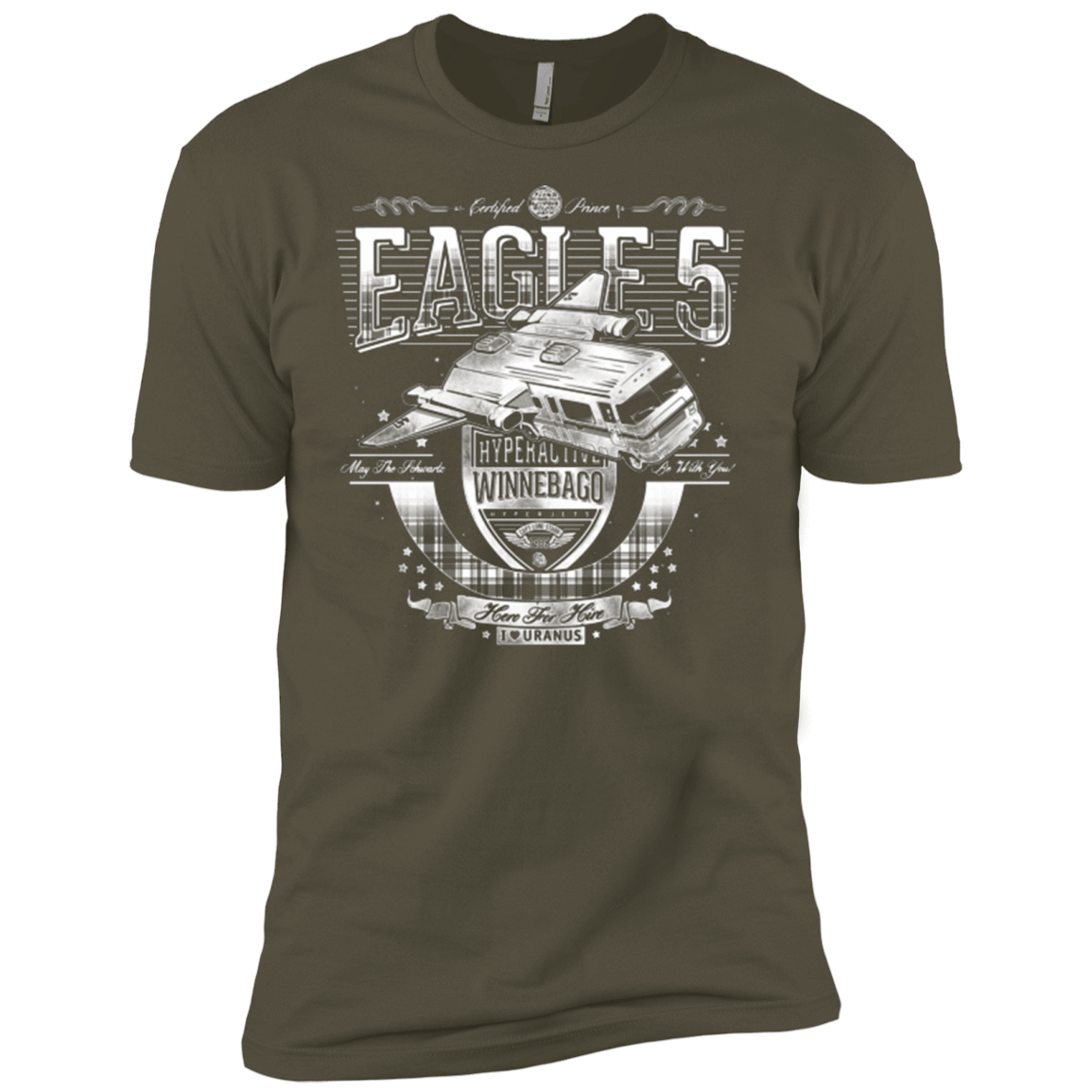 T-Shirts Military Green / X-Small Hero 4 Hire Men's Premium T-Shirt