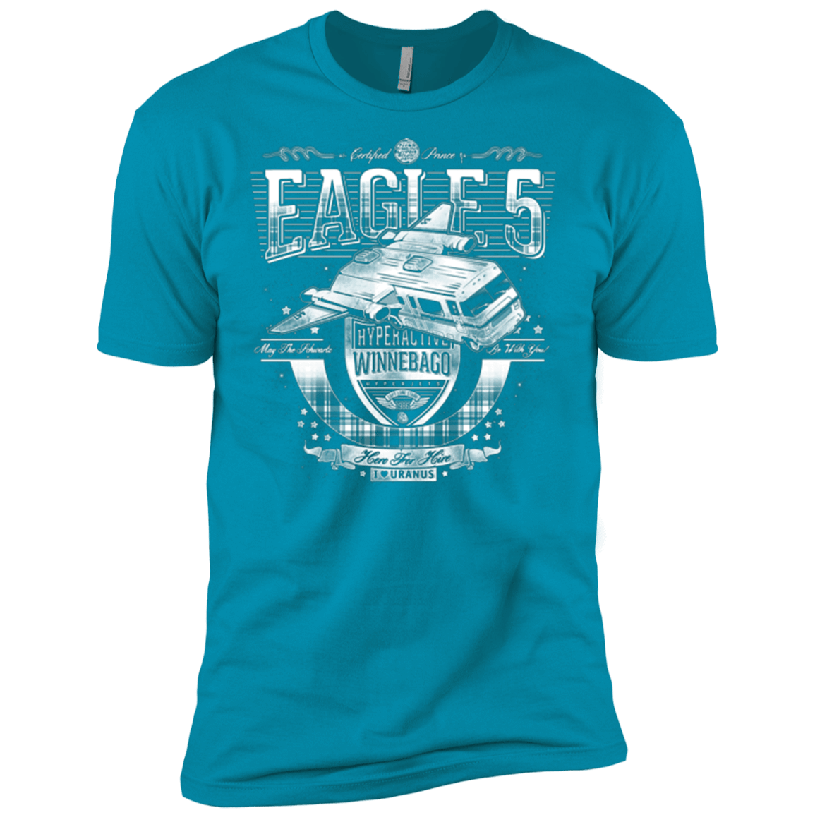 T-Shirts Turquoise / X-Small Hero 4 Hire Men's Premium T-Shirt