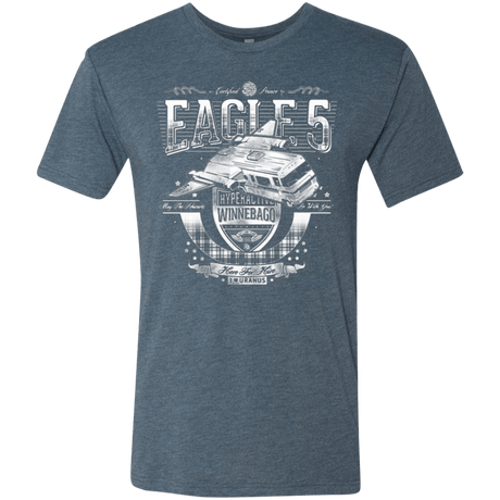 T-Shirts Indigo / Small Hero 4 Hire Men's Triblend T-Shirt