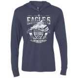 T-Shirts Vintage Navy / X-Small Hero 4 Hire Triblend Long Sleeve Hoodie Tee