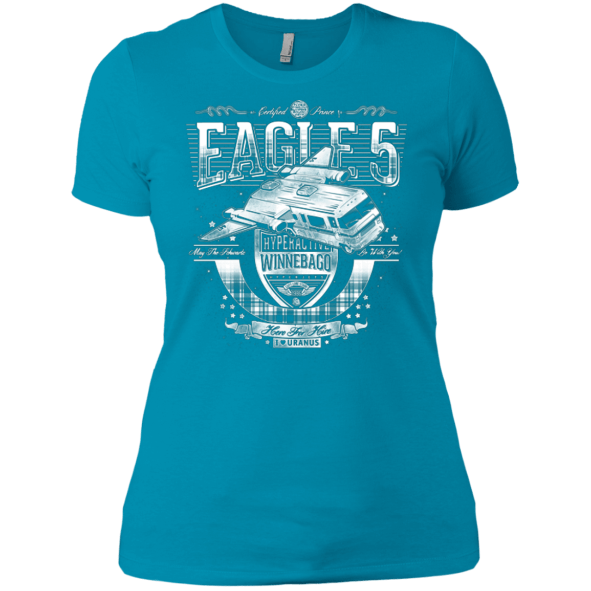 T-Shirts Turquoise / X-Small Hero 4 Hire Women's Premium T-Shirt