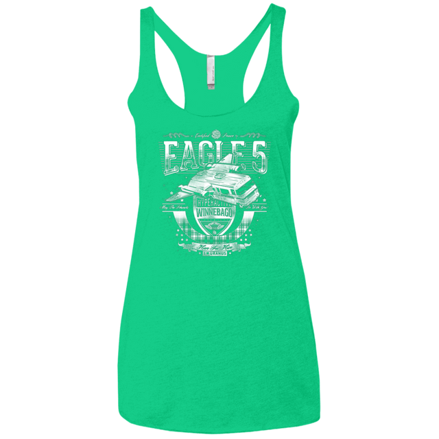 T-Shirts Envy / X-Small Hero 4 Hire Women's Triblend Racerback Tank