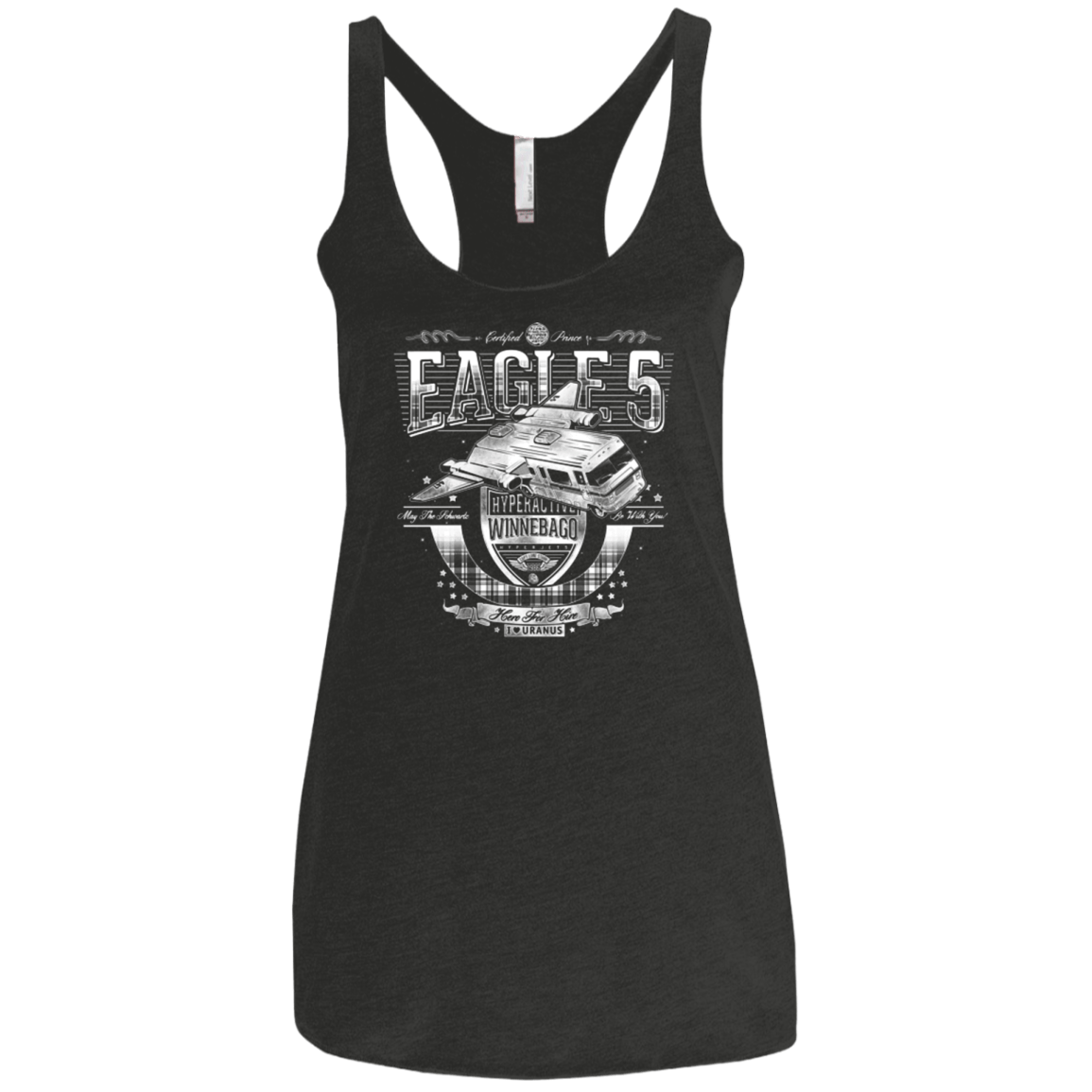 T-Shirts Vintage Black / X-Small Hero 4 Hire Women's Triblend Racerback Tank