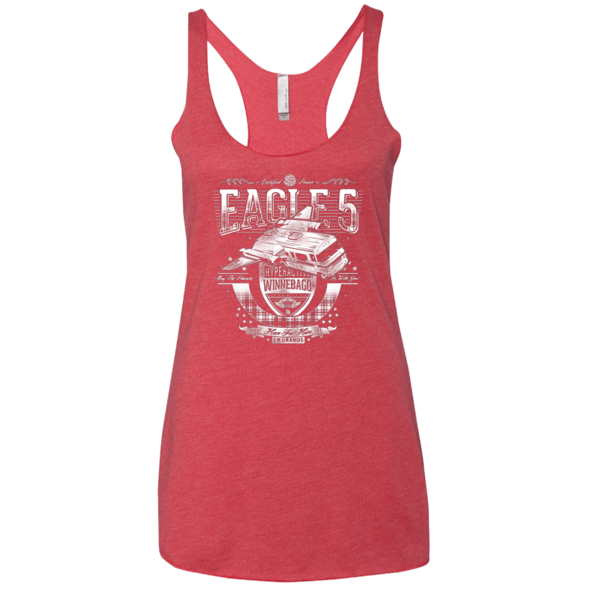 T-Shirts Vintage Red / X-Small Hero 4 Hire Women's Triblend Racerback Tank