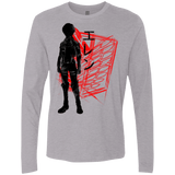 T-Shirts Heather Grey / Small Hero Men's Premium Long Sleeve