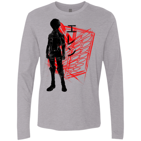 T-Shirts Heather Grey / Small Hero Men's Premium Long Sleeve