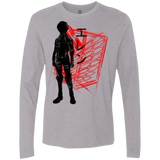 T-Shirts Heather Grey / Small Hero Men's Premium Long Sleeve