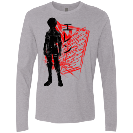 T-Shirts Heather Grey / Small Hero Men's Premium Long Sleeve