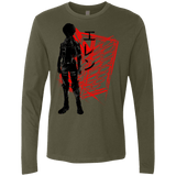 T-Shirts Military Green / Small Hero Men's Premium Long Sleeve