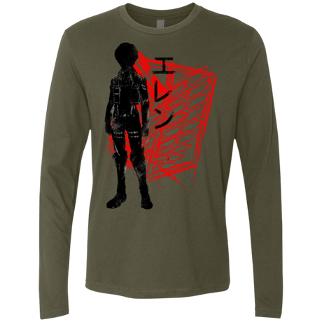 T-Shirts Military Green / Small Hero Men's Premium Long Sleeve