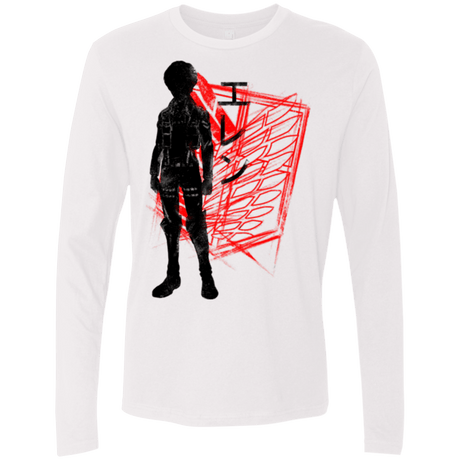 T-Shirts White / Small Hero Men's Premium Long Sleeve