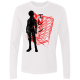 T-Shirts White / Small Hero Men's Premium Long Sleeve