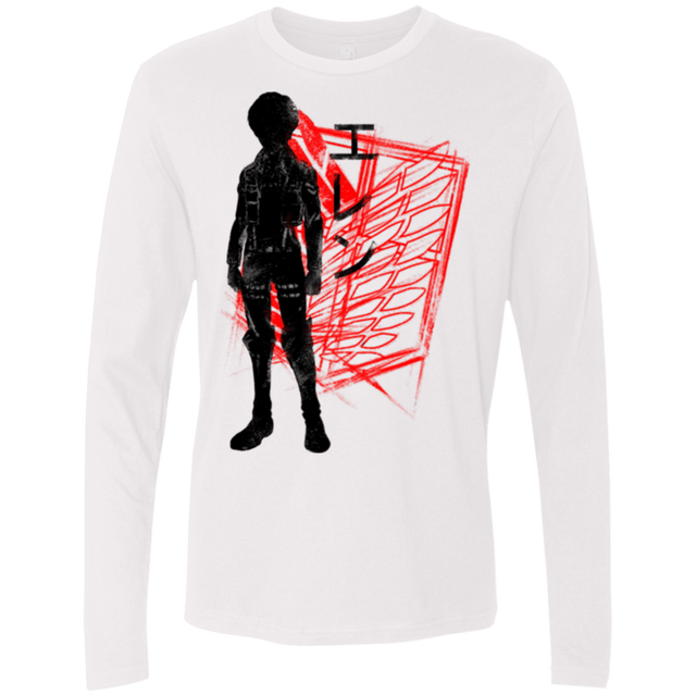 T-Shirts White / Small Hero Men's Premium Long Sleeve