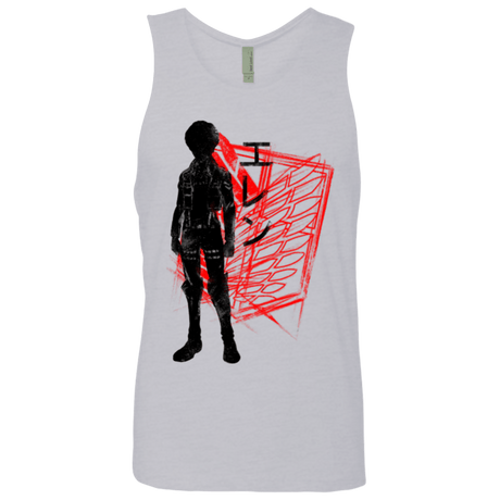 T-Shirts Heather Grey / Small Hero Men's Premium Tank Top