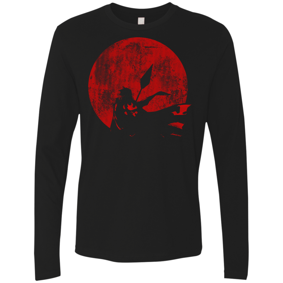 T-Shirts Black / S Hero of Guren Men's Premium Long Sleeve