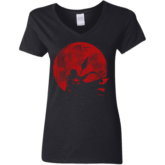 T-Shirts Black / S Hero of Guren Women's V-Neck T-Shirt