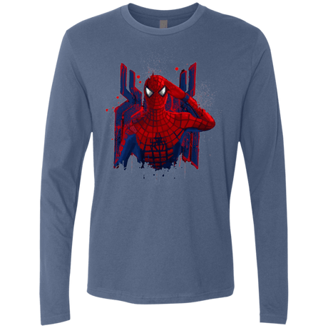 T-Shirts Indigo / Small Hero of NY Men's Premium Long Sleeve