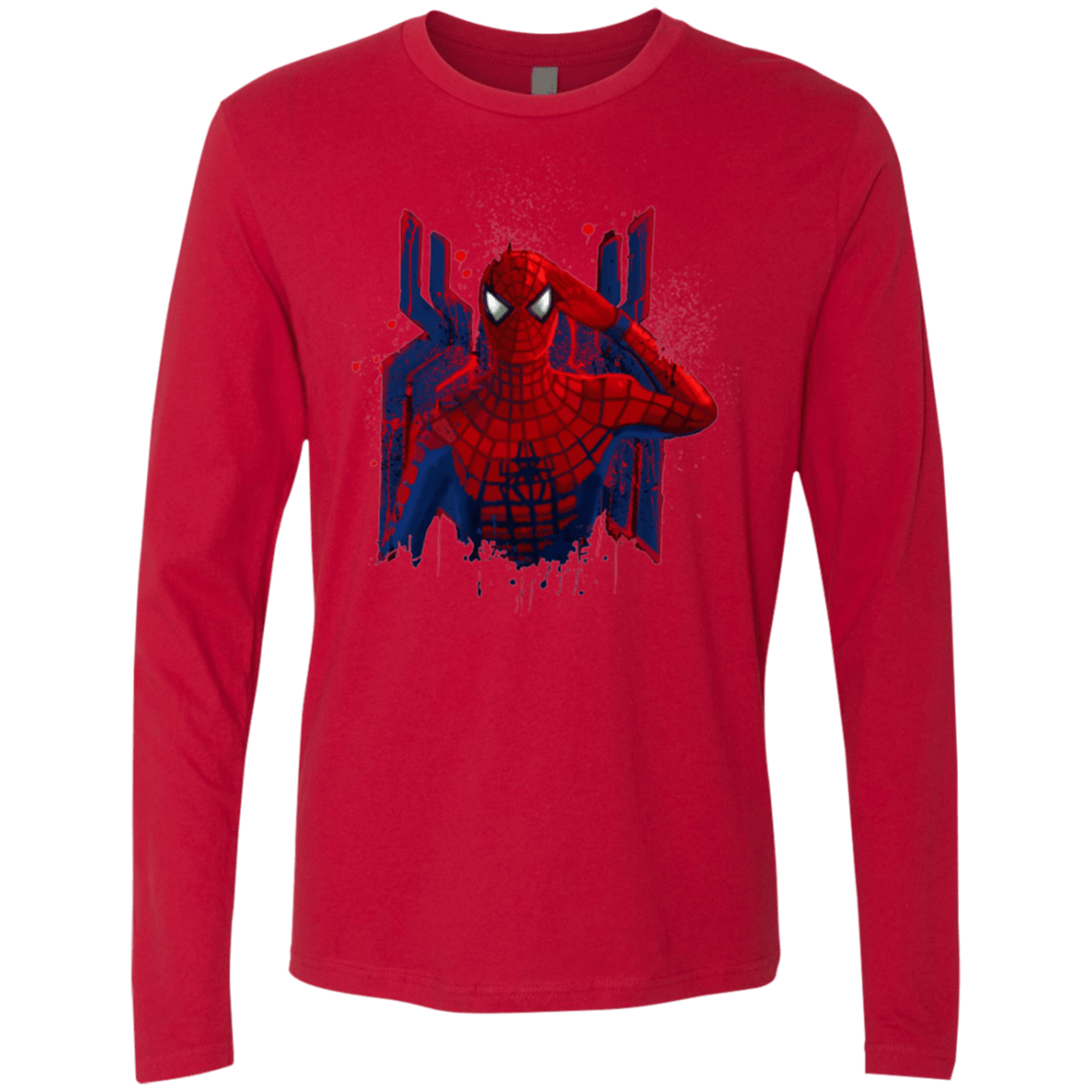 T-Shirts Red / Small Hero of NY Men's Premium Long Sleeve