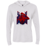 T-Shirts Heather White / X-Small Hero of NY Triblend Long Sleeve Hoodie Tee