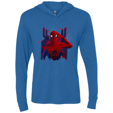 T-Shirts Vintage Royal / X-Small Hero of NY Triblend Long Sleeve Hoodie Tee