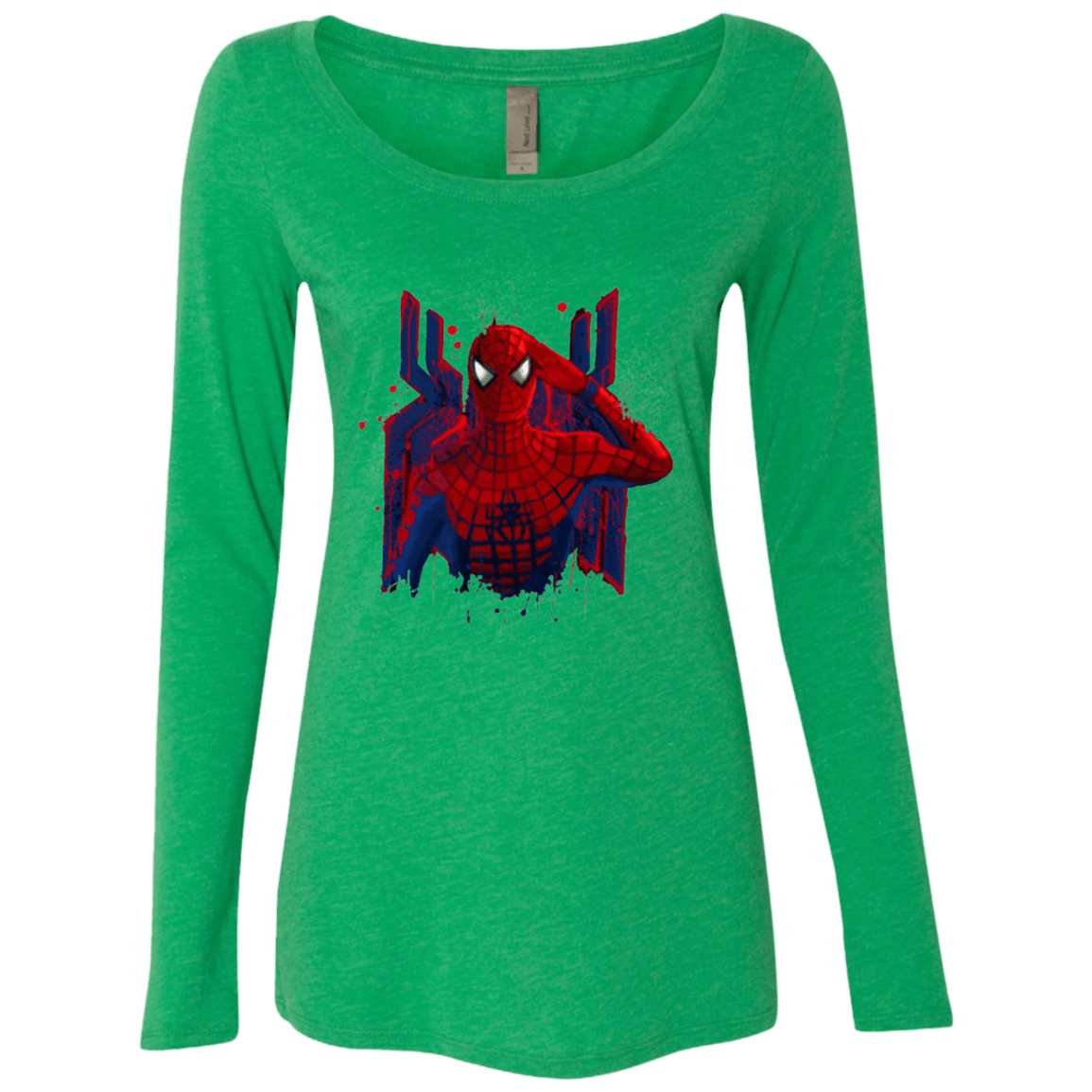 T-Shirts Envy / Small Hero of NY Women's Triblend Long Sleeve Shirt