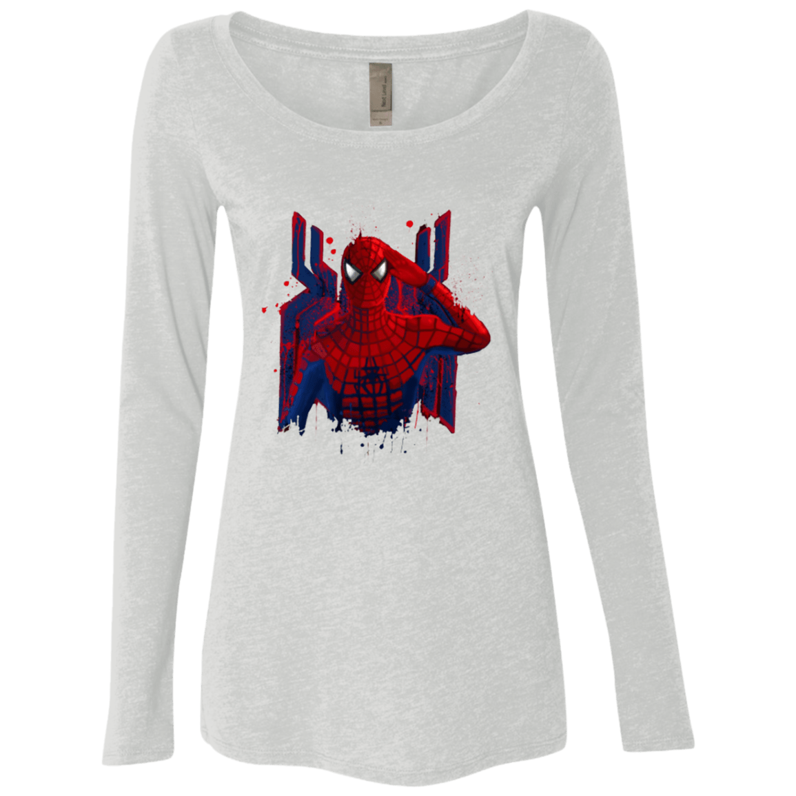 T-Shirts Heather White / Small Hero of NY Women's Triblend Long Sleeve Shirt