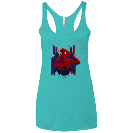 T-Shirts Tahiti Blue / X-Small Hero of NY Women's Triblend Racerback Tank