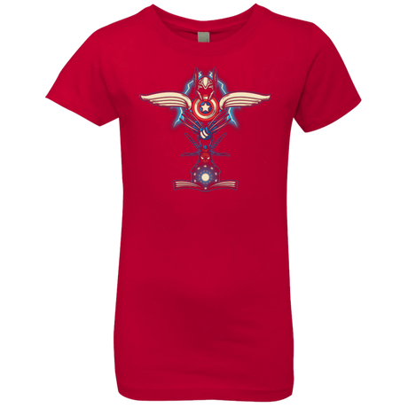 T-Shirts Red / YXS HERO TOTEM Girls Premium T-Shirt