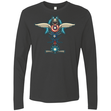 T-Shirts Heavy Metal / Small HERO TOTEM Men's Premium Long Sleeve