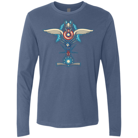 T-Shirts Indigo / Small HERO TOTEM Men's Premium Long Sleeve