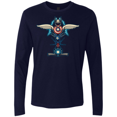 T-Shirts Midnight Navy / Small HERO TOTEM Men's Premium Long Sleeve