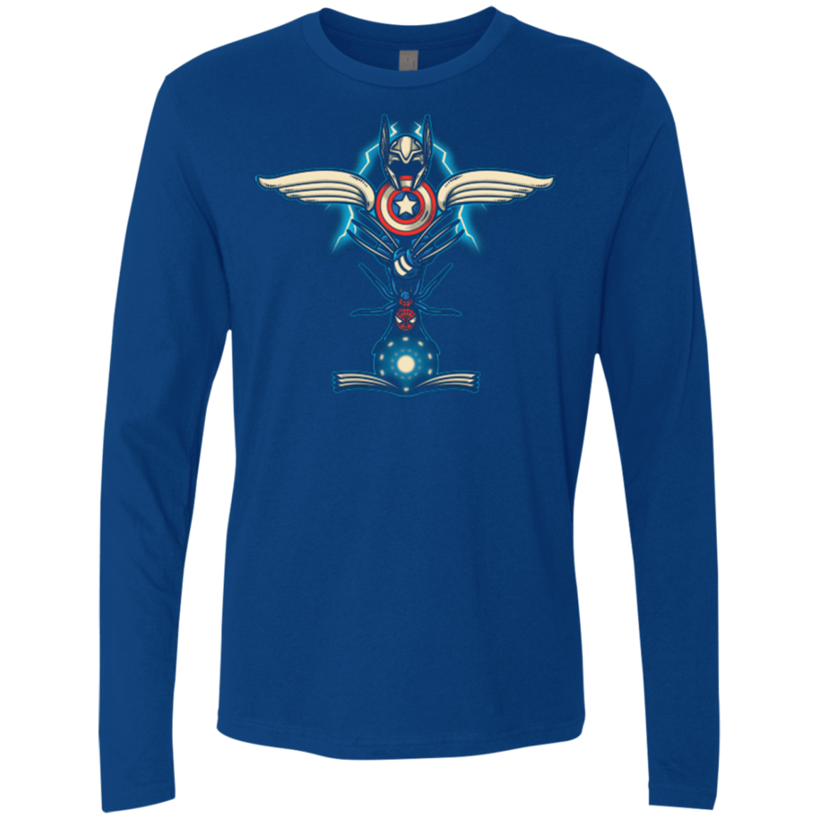 T-Shirts Royal / Small HERO TOTEM Men's Premium Long Sleeve