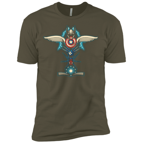 T-Shirts Military Green / X-Small HERO TOTEM Men's Premium T-Shirt