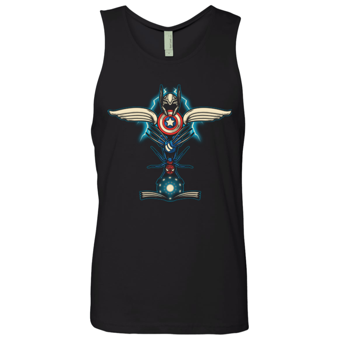 T-Shirts Black / Small HERO TOTEM Men's Premium Tank Top