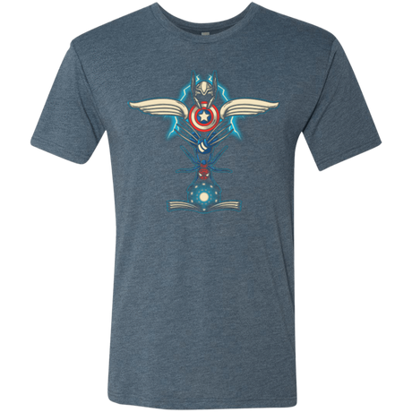 T-Shirts Indigo / Small HERO TOTEM Men's Triblend T-Shirt