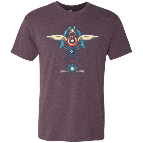 T-Shirts Vintage Purple / Small HERO TOTEM Men's Triblend T-Shirt