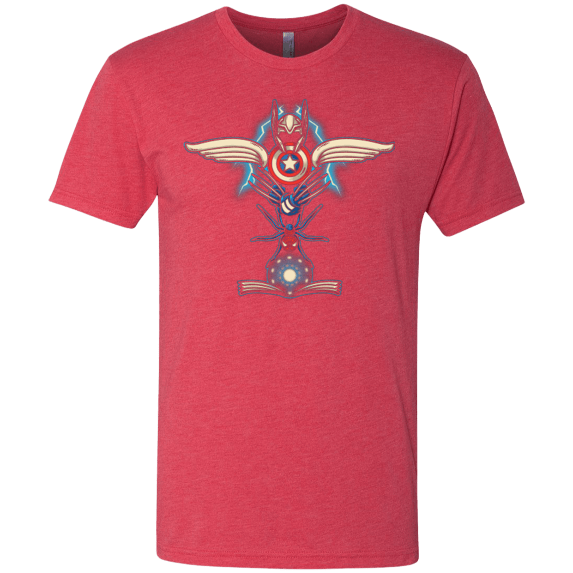 T-Shirts Vintage Red / Small HERO TOTEM Men's Triblend T-Shirt