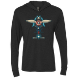 T-Shirts Vintage Black / X-Small HERO TOTEM Triblend Long Sleeve Hoodie Tee